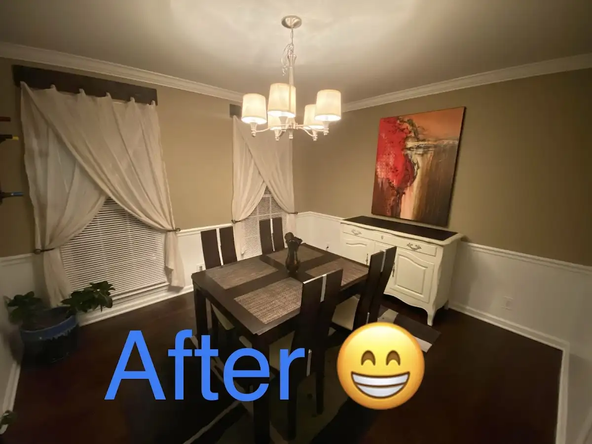 Professional dining room restoration after water damage in Linthicum